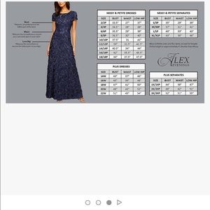 Brand New Navy blue Evening Gown